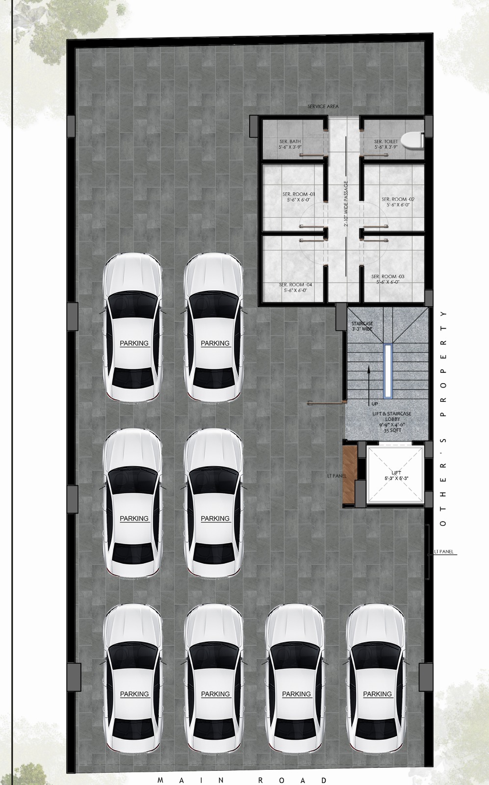 4 BHK builder floor - Image 2